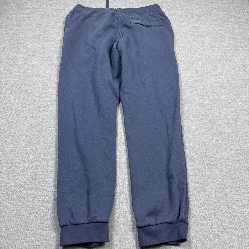 Nike Sweatpants Mens L Blue Fleece Jogger Drawstring Pockets‎ Swoosh 31in